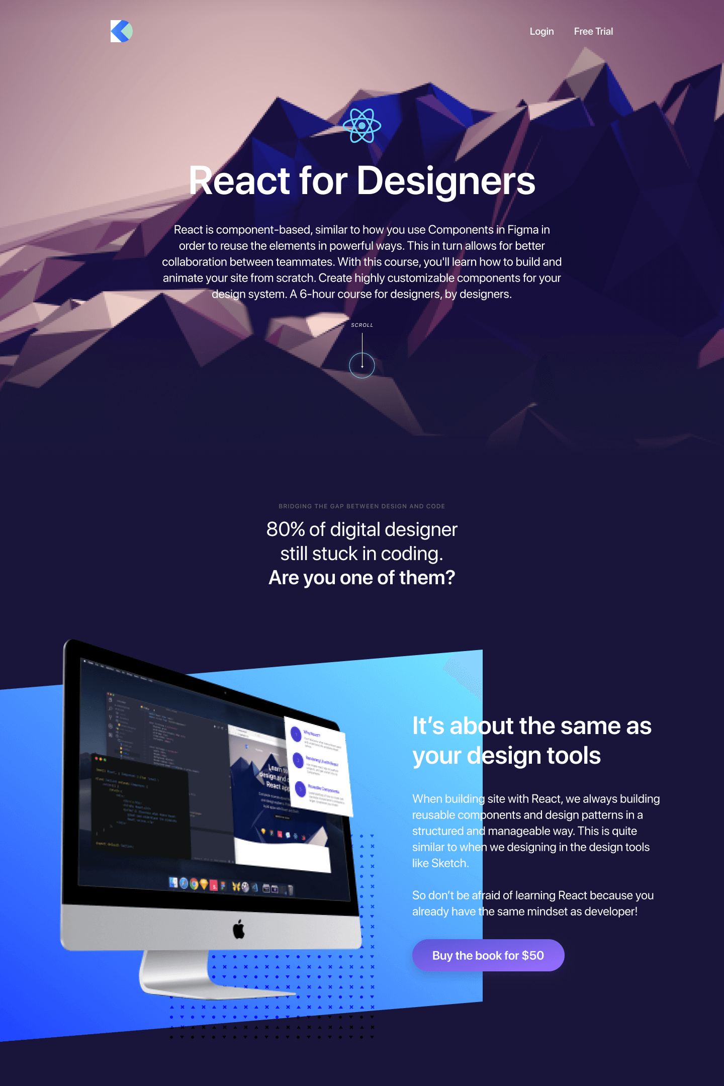 Design+Code Landing Page