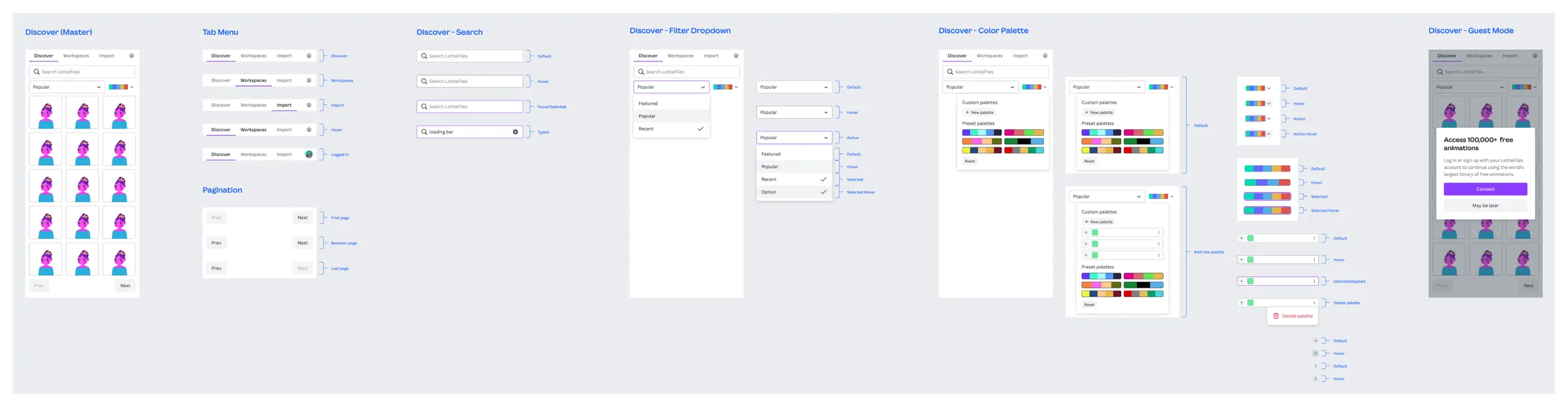 LottieFiles Motion System Plugins screen